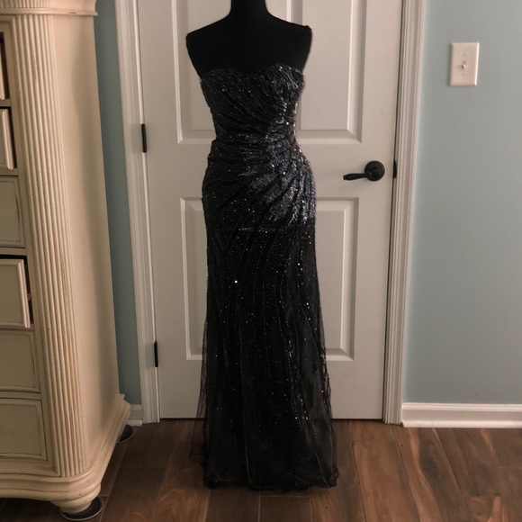 Beaded prom or evening gown - Picture 2 of 8